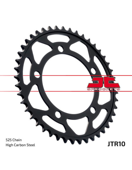 Couronne JT SPROCKETS acier standard - 525