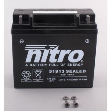 Batterie de moto NITRO 51913 SEALED