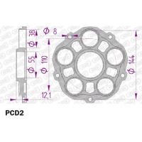 Porte couronne AFAM PCD2 pour DUCATI 2