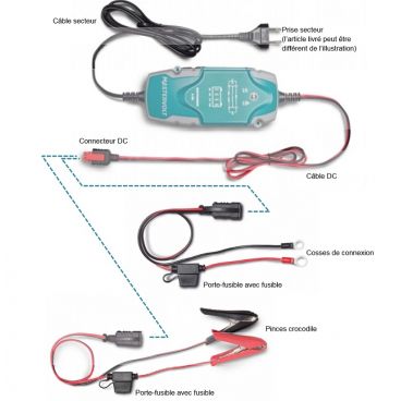 Chargeur de batterie a maintien de charge EasyCharge 1.1A Chargeur de batterie a maintien de charge EasyCharge 1.1A
