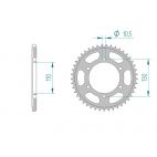 Kit chaine AFAM acier YAMAHA XSR 700 2016-2019 couronne