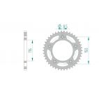 Kit chaine AFAM acier APRILIA RS 250 pas 520 1995 à 2003