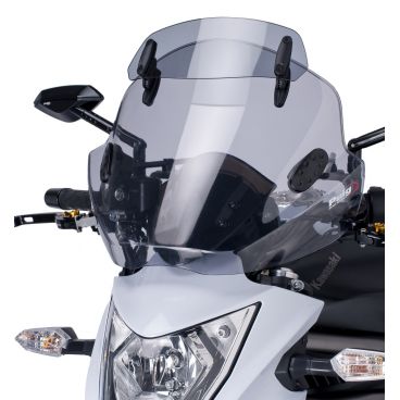 Pare brise PUIG STREAM avec visiére 6893H monté