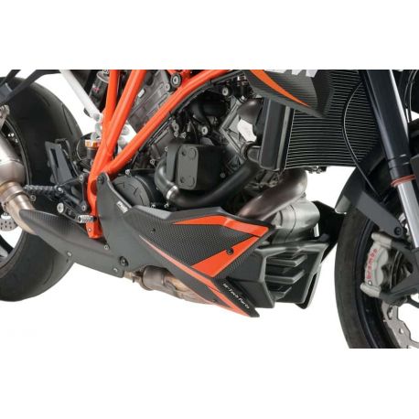 Sabot moteur PUIG pour KTM 1290 SUPERDUKE R / avec akrapovic /SUPERDUKE GT carbone