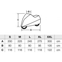 Housse pour moto HELD Regular étanche 2