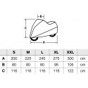 Housse pour moto HELD Regular étanche dimensions