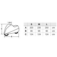 Housse pour moto HELD Light déperlante 2