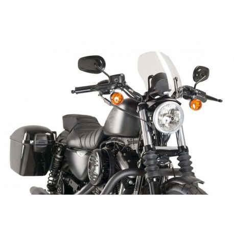 Saute vent PUIG TOURING pour Harley Davidson SPORTSTER 883/1200 transparentee