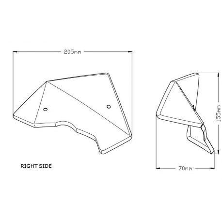 Cache injecteur BMW R1200 GS 2013 2017 shema
