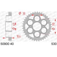 AFAM COURONNE ACIER au pas de 530 pour DUCATI AFA50900
