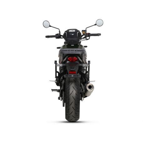 Fixation 3P system SHAD pour KAWASAKI Z900RS 2018 vue arriere sans valises
