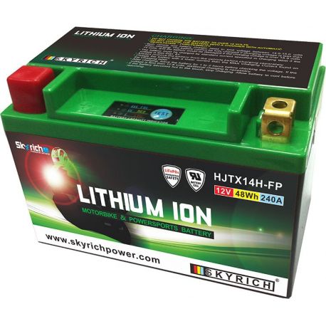 Batterie Lithium SKYRICH pour moto HJTX14H-FP