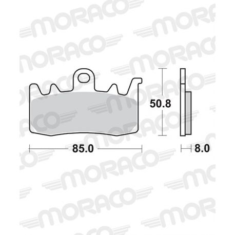 Plaquettes de frein moto SBS Sinter 900HS