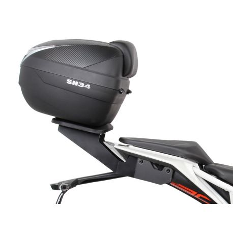 Porte paquet SHAD Top Master pour KTM DUKE 125/250/390 2017 2019 gros plan