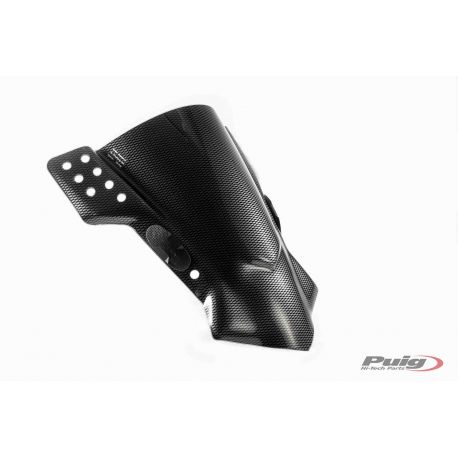 Pare brise PUIG RAFALE 5881 pour phare non rond carbone