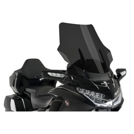 Bulle Touring PUIG pour HONDA GL1800 Gol wing 2019 fumé foncé ouvert
