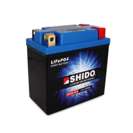 Batterie Lithium Ion SHIDO pour moto LB12AL A2