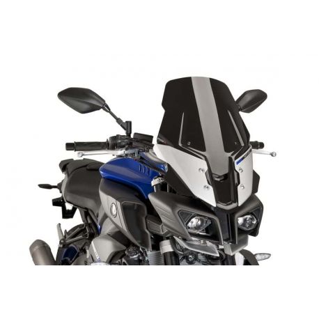 Bulle Touring PUIG pour YAMAHA MT-10 2016 2018 noire