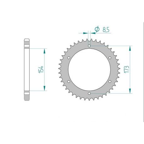 Kit Chaine DC APRILIA RST 1000 (FUTURA) (2001-2003) FUTURA