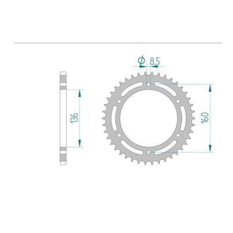 Kit Chaine DC BMW F 650 (ST STRADA) (1993-2000) ST STRADA
