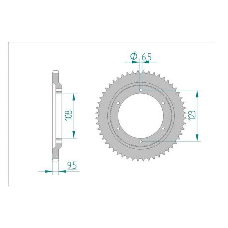 Kit Chaine DC CAGIVA 50 MITO (1998-1999)