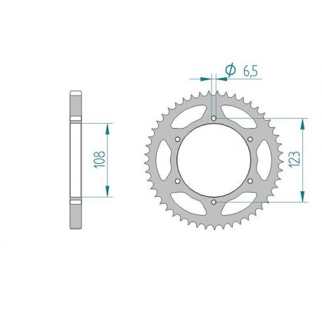 Kit Chaine DC DERBI GPR 125 (4T) (2009-2012) 4T