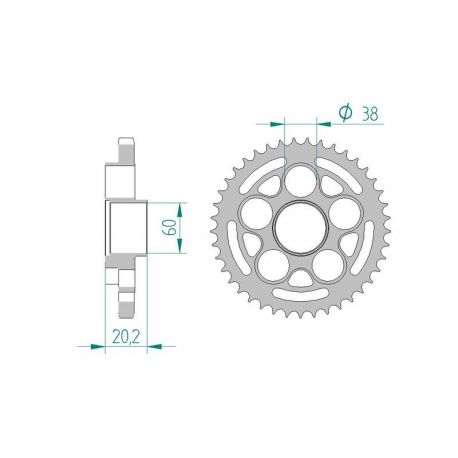 Kit Chaine DC DUCATI 996 MONSTER (S4R) (2004-2008) S4R