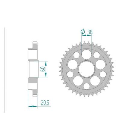 Kit Chaine DC DUCATI 996 STRADA- S (MONO-BIPOSTO) (1999-2001) MONO-BIPOSTO