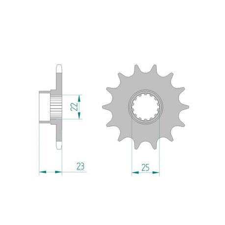 Kit Chaine DC GILERA 600 RC (1991)
