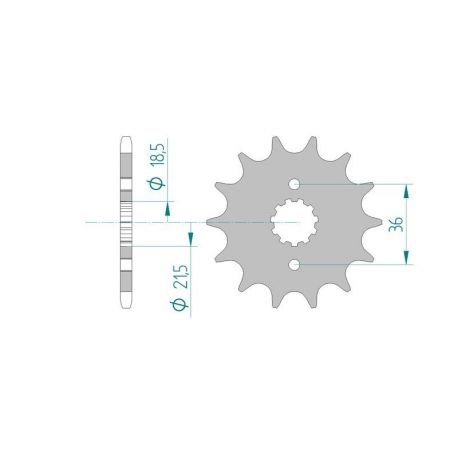 Kit Chaine DC HONDA NX 250 J,K,L,M,N,P,(MD21/MD25) (1988-1993) MD21/MD25