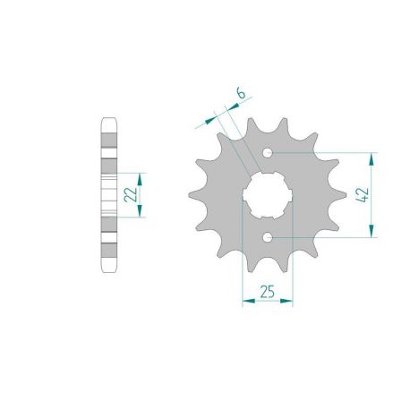 Kit Chaine DC HONDA CBX 400 F,F2,(NC07) (1982-1983) NC07