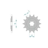 Pignon AFAM pour moto au pas de 520