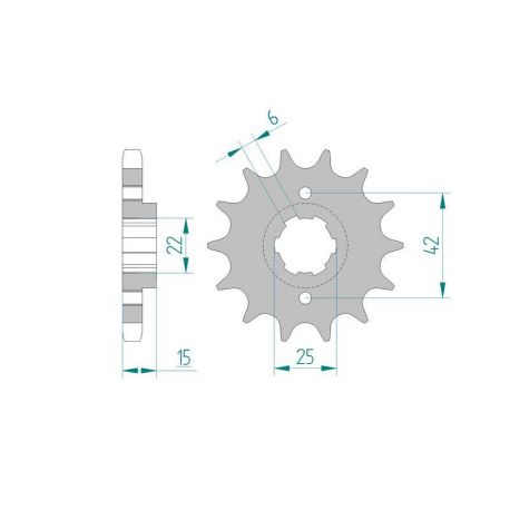 Kit Chaine DC HONDA VFR 400 R (1986)