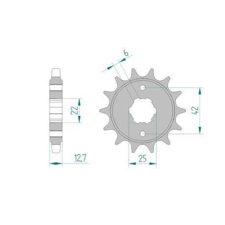 Kit Chaine DC HONDA CB 500 K1,K2,F (1975-1977)