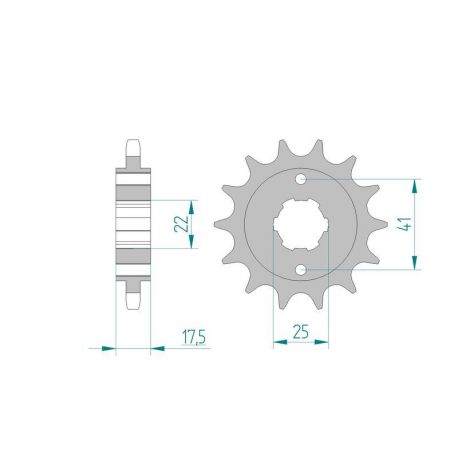 Kit Chaine DC HONDA XBR 500 S H,J (1986-1987)