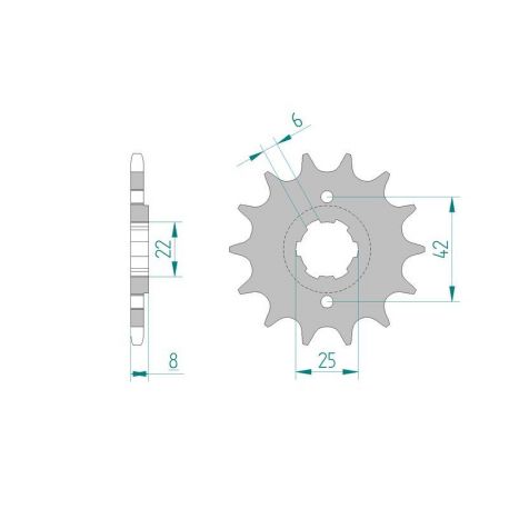 Kit Chaine DC HONDA XL 600 R C,D,F,G,H,(PD03) (1983-1987) PD03