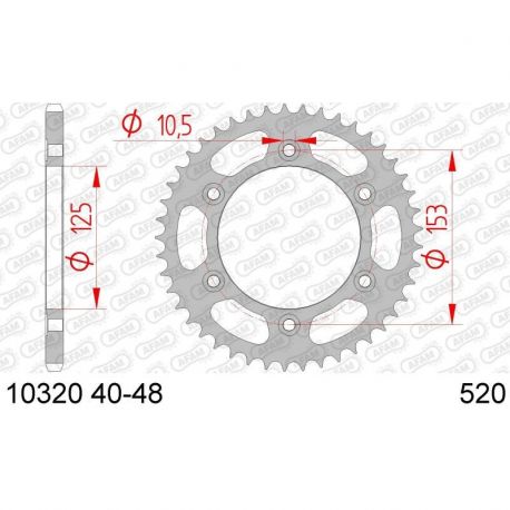 Kit Chaine DC HONDA XR 600 R M,N,P,R,S,T,V,W,X,Y,(PE04) (1991-2000) PE04