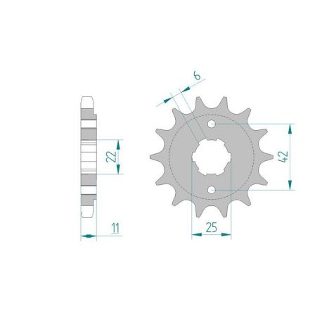 Kit Chaine DC HONDA CB 650 SC (RC06/RC08) (1982) RC06/RC08