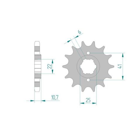 Kit Chaine DC HONDA CB 750 F2,K7 (1977-1978)