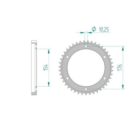 Kit Chaine DC HONDA VFR 800 2,3,4,5,6,7,(V TEC) (2002-2007) V TEC