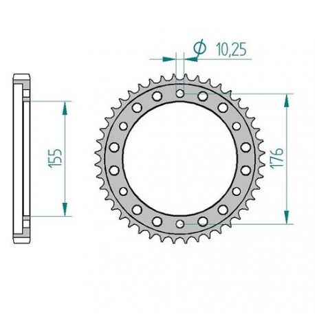 Kit Chaine DC HONDA CB 1000 RA 8,9,A,B,C,D (2008-2013)