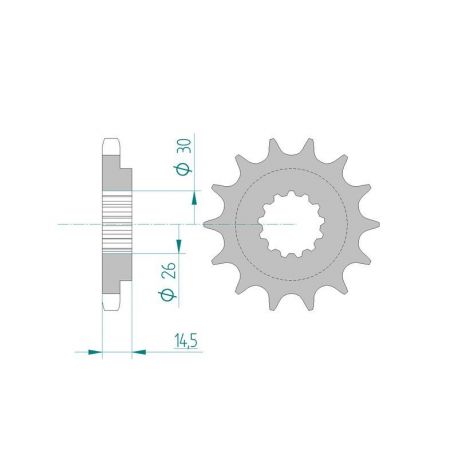 Kit Chaine DC HONDA CBX 1000 B,C,(PRO LINK SC06) (1981-1982) PRO LINK SC06