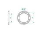 Kit Chaine DC HUSQVARNA CR 250 (2000-2004)