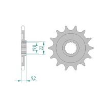 Kit Chaine DC KAWASAKI KX 250 F YBF,YCF (2011-2012) 2