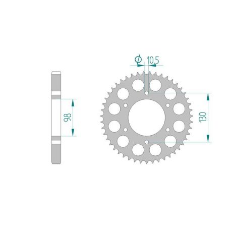 Kit Chaine DC KAWASAKI KH 750 H2