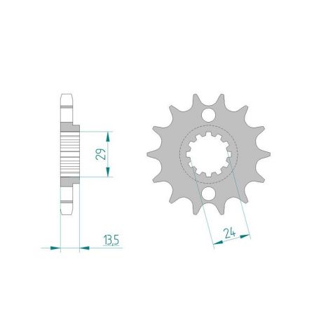 Kit Chaine DC KAWASAKI Z 1000 R R-R2 (1983)