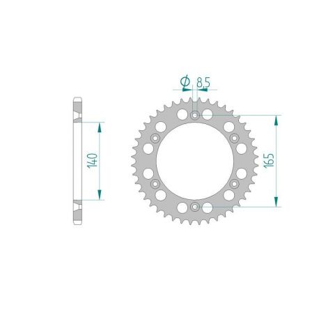 Kit Chaine DC KTM INCAS 600