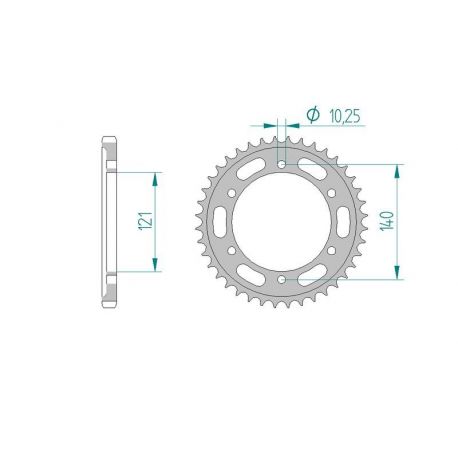 Kit Chaine DC MORINI 1200 CORSARO (2006 2016)