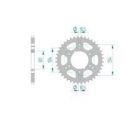 Kit Chaine DC POLARIS 250 TRAIL BLAZ (1992)