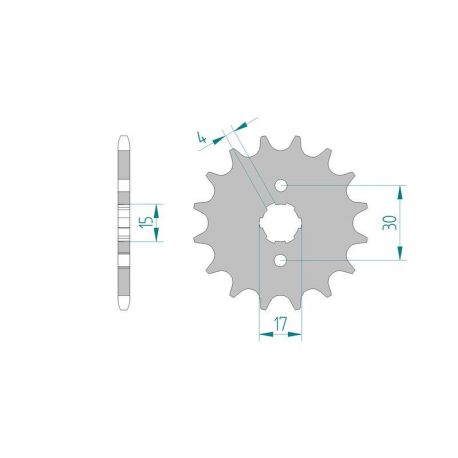 Kit Chaine DC SKYTEAM SKYMAX 125 (2010-2012)